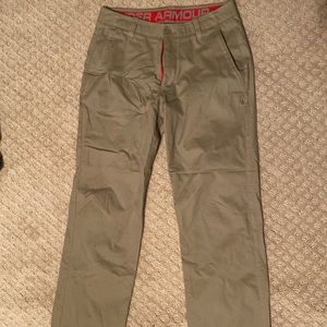 Under armour khaki golf pants 32x32